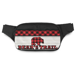 Lumberjack Plaid Fanny Pack - Modern Style (Personalized)
