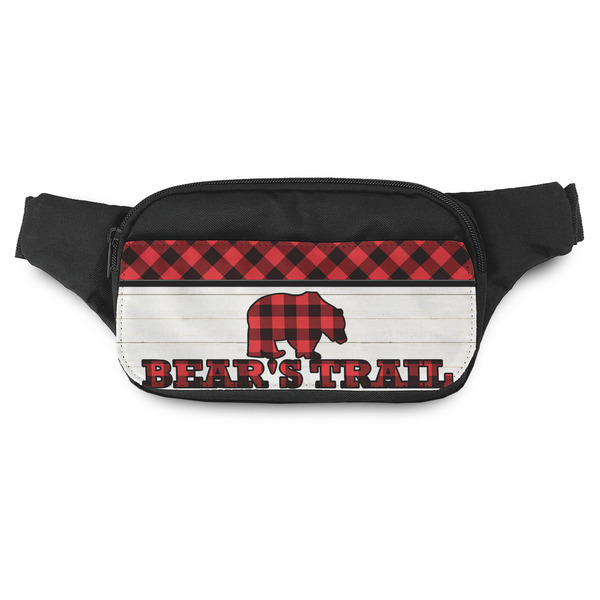 Custom Lumberjack Plaid Fanny Pack - Modern Style (Personalized)