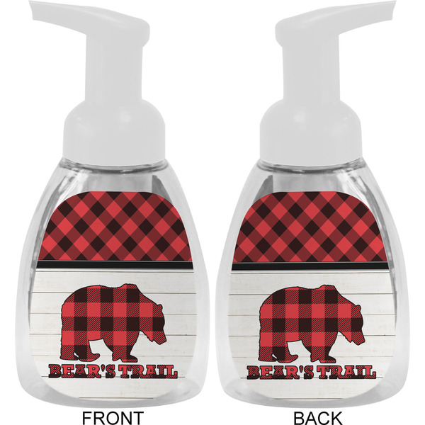 Lumberjack Plaid Foam Soap Bottle Approval - White