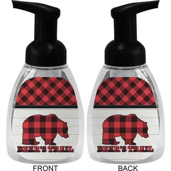 Lumberjack Plaid Foam Soap Bottle (Front & Back)