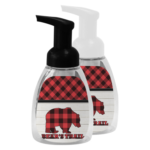 Lumberjack Plaid Foam Soap Bottles - Main