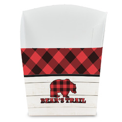 Lumberjack Plaid French Fry Favor Boxes (Personalized)