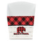 Lumberjack Plaid French Fry Favor Box - Front View