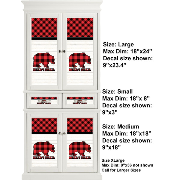 Lumberjack Plaid Full Cabinet (Show Sizes)