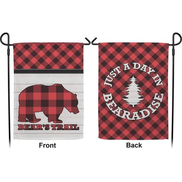 Lumberjack Plaid Garden Flag - Double Sided Front and Back