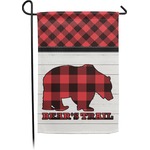 Lumberjack Plaid Small Garden Flag - Double Sided w/ Name or Text