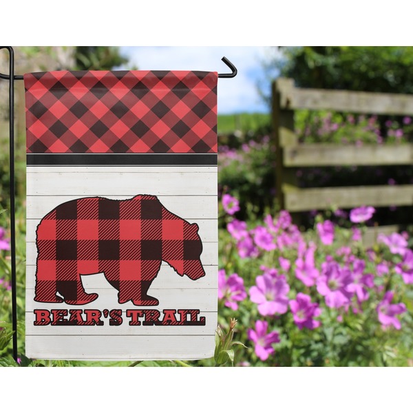 Lumberjack Plaid Garden Flag - Outside In Flowers