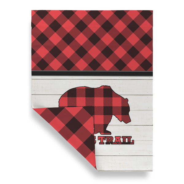 Lumberjack Plaid Garden Flags - Large - Double Sided - FRONT FOLDED