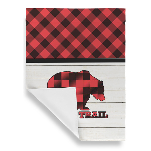 Lumberjack Plaid Garden Flags - Large - Single Sided - FRONT FOLDED