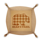 Lumberjack Plaid Genuine Leather Dice Tray (Personalized)