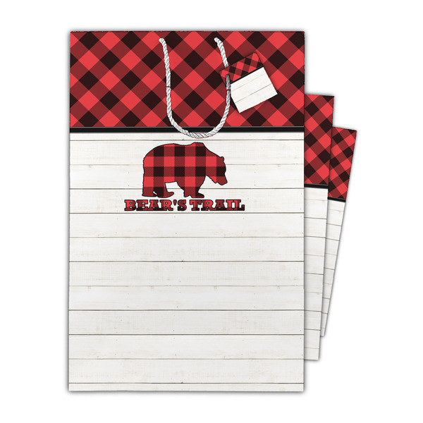 Lumberjack Plaid Gift Bags - Parent/Main
