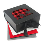 Lumberjack Plaid Gift Box with Magnetic Lid (Personalized)