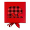 Lumberjack Plaid Gift Boxes with Magnetic Lid - Red - Approval