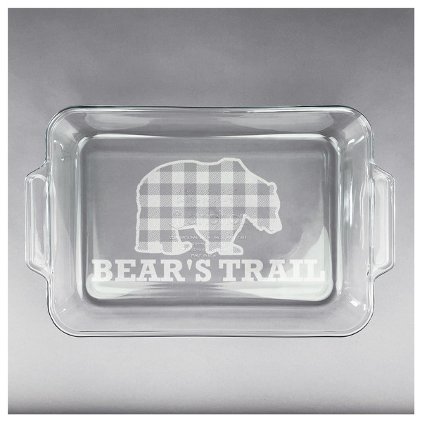 Lumberjack Plaid Glass Baking Dish - APPROVAL (13x9)