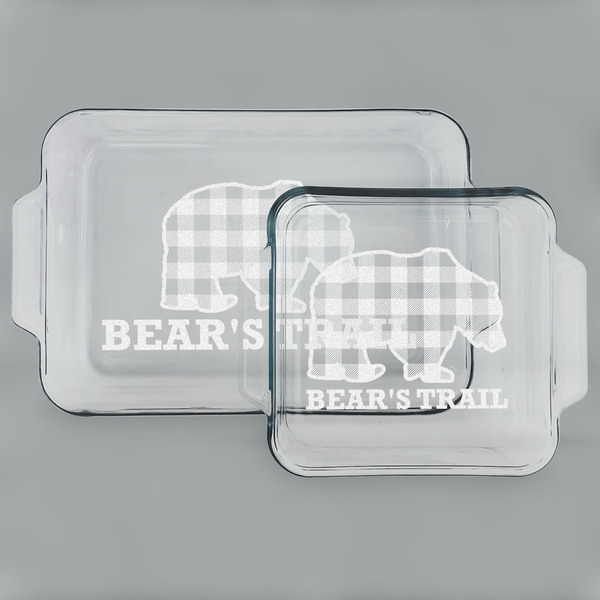 Lumberjack Plaid Glass Baking Dish Set - MAIN (set)