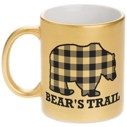 Lumberjack Plaid Metallic Mug (Personalized)
