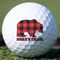 Lumberjack Plaid Golf Ball - Branded - Front