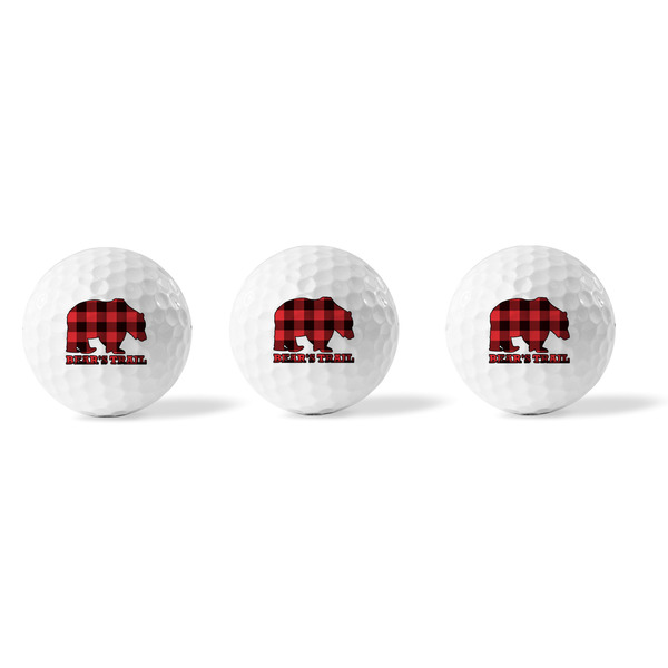 Lumberjack Plaid Golf Balls - Generic - Set of 3 - APPROVAL