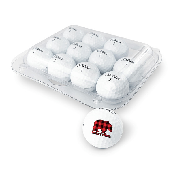 Lumberjack Plaid Golf Balls - Titleist - Set of 12 - PACKAGING