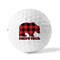 Lumberjack Plaid Golf Balls - Titleist - Set of 3 - FRONT