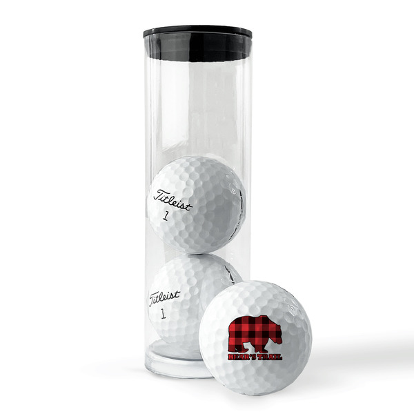 Lumberjack Plaid Golf Balls - Titleist - Set of 3 - PACKAGING