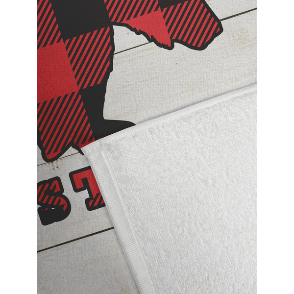 Lumberjack Plaid Golf Towel - Detail