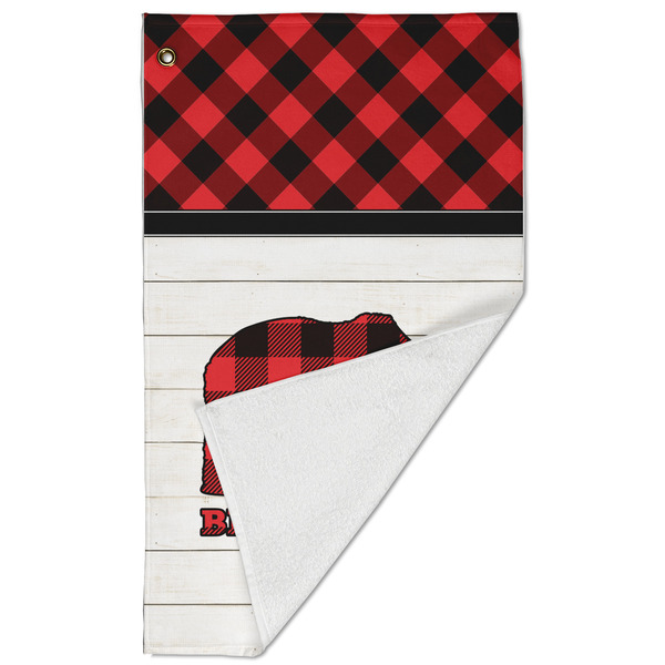 Lumberjack Plaid Golf Towel - Folded (Large)