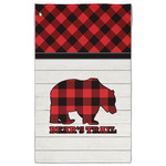 Lumberjack Plaid Golf Towel - Poly-Cotton Blend - Large w/ Name or Text