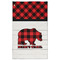 Lumberjack Plaid Golf Towel - Poly-Cotton Blend - Large w/ Name or Text
