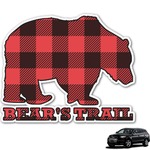 Lumberjack Plaid Graphic Car Decal (Personalized)
