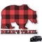 Lumberjack Plaid Graphic Car Decal (Personalized)