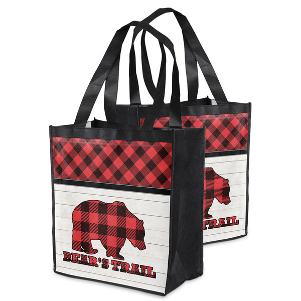 Lumberjack Plaid Grocery Bag - MAIN