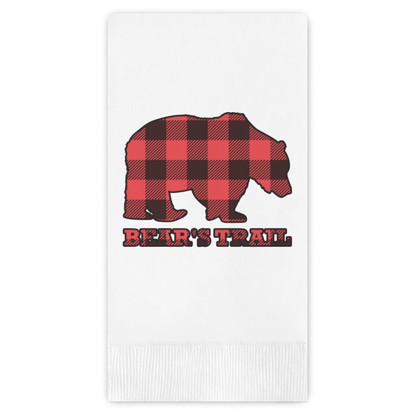 Custom Lumberjack Plaid Guest Towels - Full Color (Personalized)