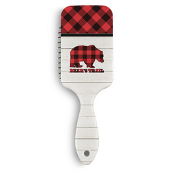 Lumberjack Plaid Hair Brushes (Personalized)