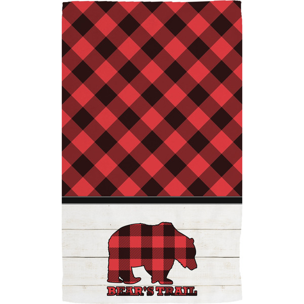 Lumberjack Plaid Hand Towel (Personalized) Full