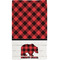 Lumberjack Plaid Hand Towel (Personalized) Full