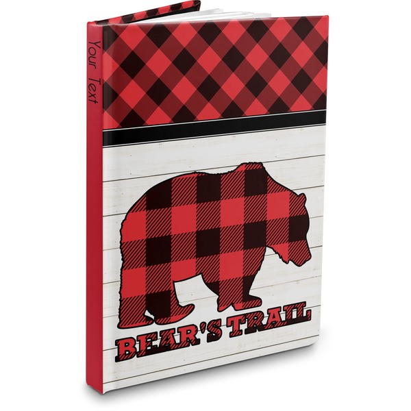 Custom Lumberjack Plaid Hardbound Journal - 5.75" x 8" (Personalized)