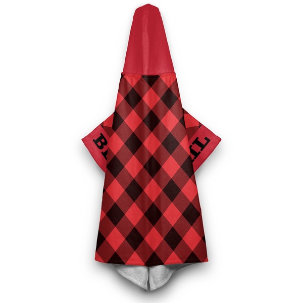 Lumberjack Plaid Hooded Towel - Hanging