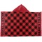 Lumberjack Plaid Kids Hooded Towel (Personalized)
