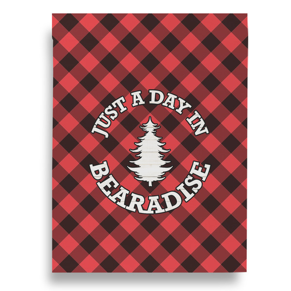 Lumberjack Plaid House Flags - Double Sided - BACK