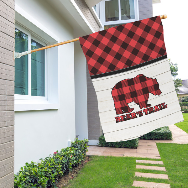 Lumberjack Plaid House Flags - Single Sided - LIFESTYLE