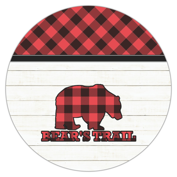 Lumberjack Plaid Icing Circle - Medium - Single