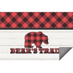 Lumberjack Plaid Indoor / Outdoor Rug (Personalized)