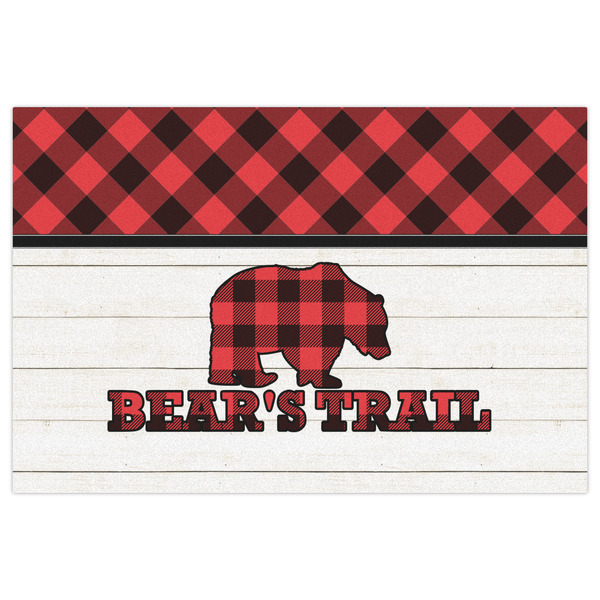 Lumberjack Plaid Indoor / Outdoor Rug - 4'x6' - Front Flat