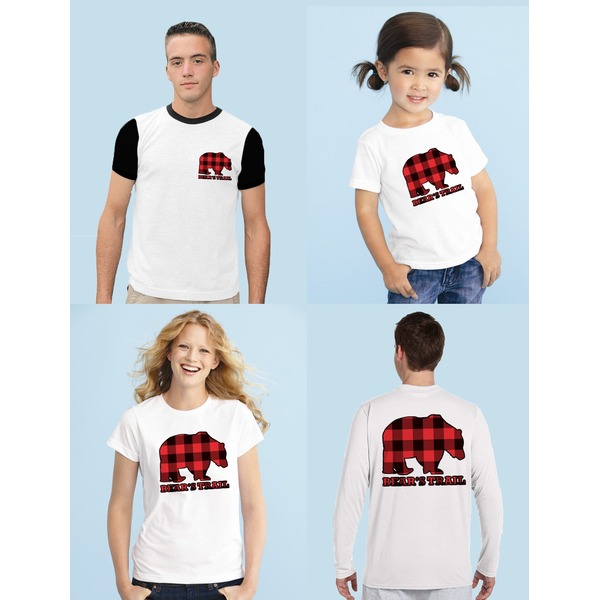 Lumberjack Plaid Iron-On Sizing on Shirts