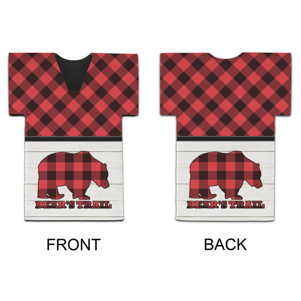 Lumberjack Plaid Jersey Bottle Cooler - APPROVAL