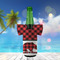 Lumberjack Plaid Jersey Bottle Cooler - LIFESTYLE