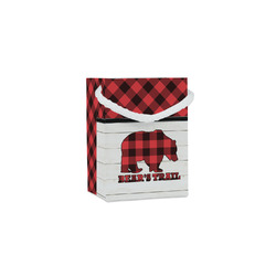 Lumberjack Plaid Jewelry Gift Bags - Matte (Personalized)