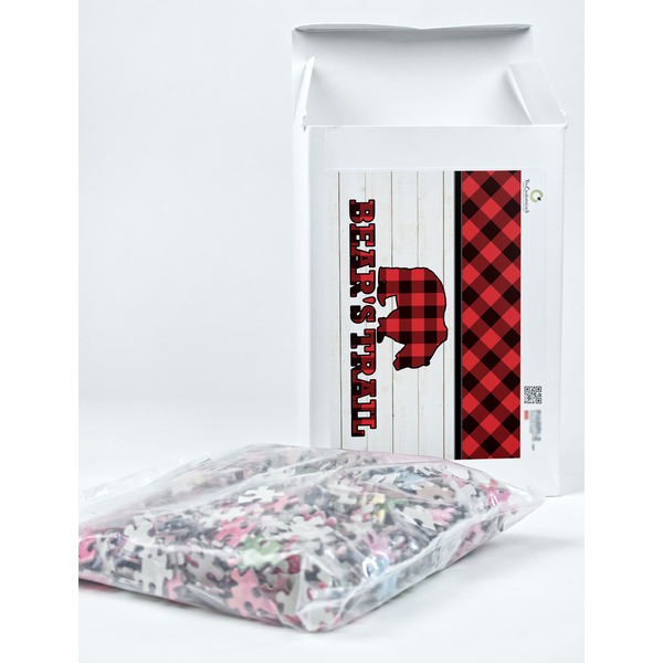 Lumberjack Plaid Jigsaw Puzzle 1014 Piece - Box