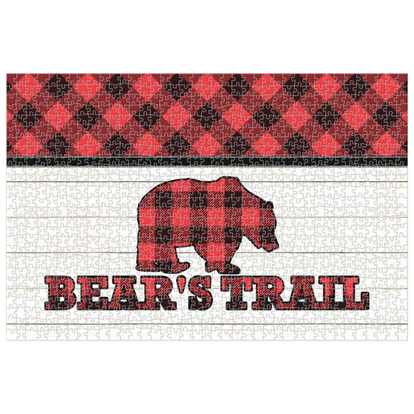 Custom Lumberjack Plaid Jigsaw Puzzle - 1000-piece (Personalized)